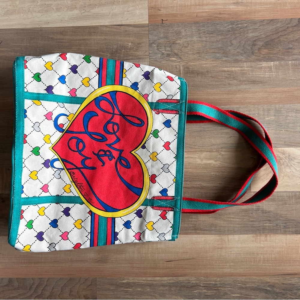 Brighton Multicolor Heart Tote Bag - Picture 2 of 9